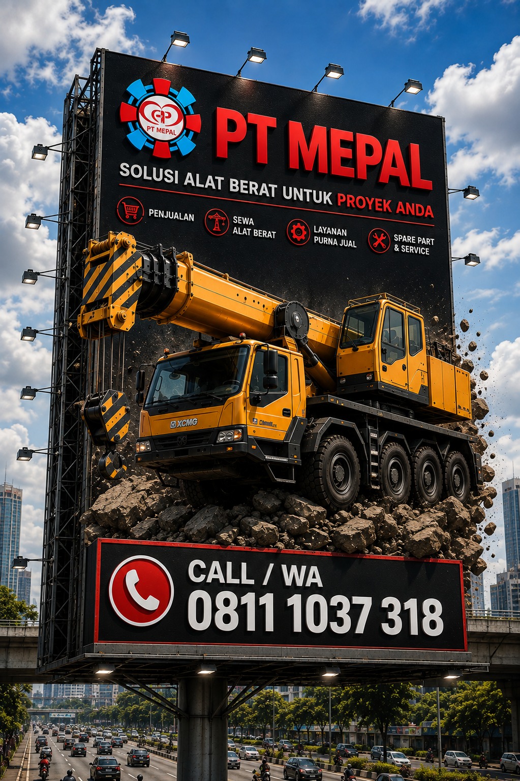 PT MEPAL - Pusat Sewa Alat Berat Palembang Jual dan Sewa Alat Berat Terpercaya Palembang - PT MEPAL
